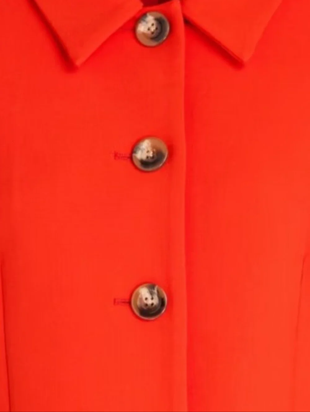 Veronica Beard Aire Dickey Blazer in a vibrant tomato red color ....Size 2 - Picture 4 of 10